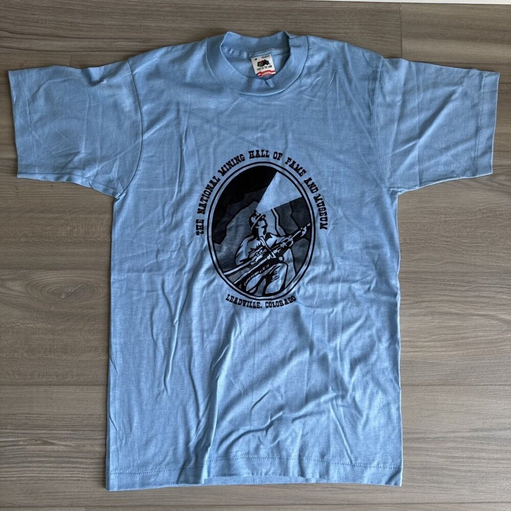 Vintage Coal Mining Shirt Mining Hall Of Fame & Museum Colorado Single Stitch